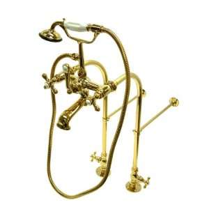   PCC57T452MX rigid free standing clawfoot tub faucet with hand shower