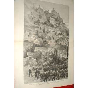   Capture Of SekukuniS Stronghold 1880 S. Africa