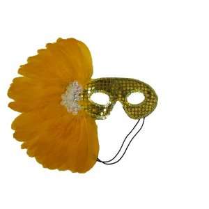  Masquerade Ball Half Face Party Wear Mask w/ Orange 