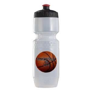  Trek Water Bottle Clr BlkRed Basketball Equals Life 
