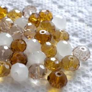   Crystal Rondelle Beads 8mmx6mm ~Jewelry Making~ Arts, Crafts & Sewing