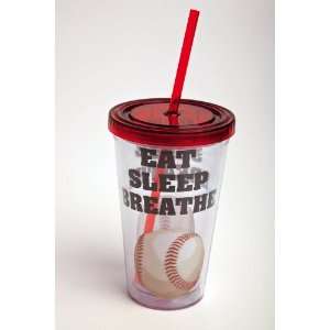  Live Baseball Insulated Cup w/Straw