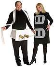adult plug and socket dressing up humour couples costumes xl