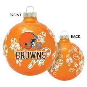 Cleveland Browns NFL Traditional Round Ornament (Quantity of 1 