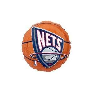  18 NBA New Jersey Nets Basketball   Mylar Balloon Foil 