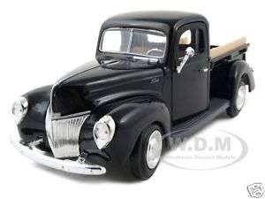 1940 FORD PICKUP TRUCK BLACK 124 DIECAST MODEL CAR  