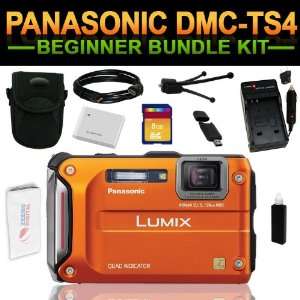  Panasonic Lumix DMC TS4 12.1 MP Digital Camera 8GB Beginner 
