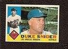 Duke Snider 1960 Topps AWESOME CONDITION  