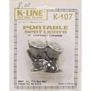  K Line K107 Portable Spotlights (2) Toys & Games