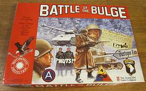 Battle Of The Bulge War Board Game   Avalon Hill 1991 Smithsonian 100% 