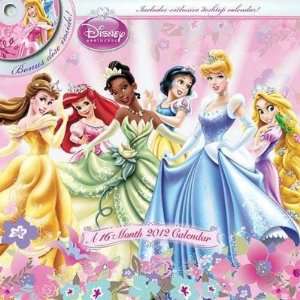  Disney Princess 2012 DVD Wall Calendar