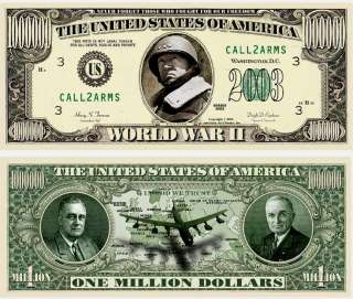 WORLD WAR II DOLLAR BILL (500 EA)  