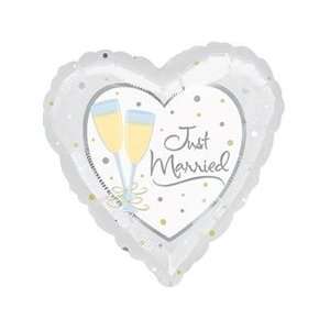    Just Married Bridal Wedding Decorations Balloons Toys & Games