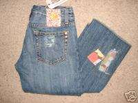 NWT Miss Me Brand destructed patch crops sz.26~SO CUTE~  