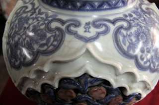EXTREMELY RARE HIGH QUALITY ANTIQUE CHINESE YUAN DYNASTY PORCELAIN 