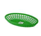 36 OVAL GREEN FAST FOOD BASKETS 9 3/8  New  Free S/H