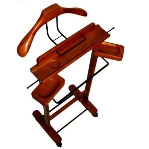  Wooden Valet Clothing Stand