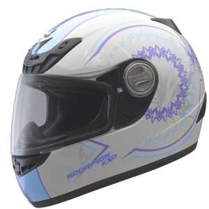  Scorpion EXO 400 Paradise Sky Medium Full Face Helmet Automotive