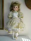 Vintage Maryse Nicole Porcelain Doll Goldie LE 290/500 5762 Franklin 