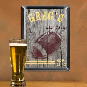  Personalized Traditional Football Man Cave Pub Sign