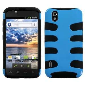 Natural Turquoise Fishbone Phone Protector Cover for LG LS855 (Marquee 