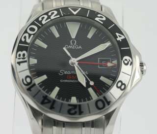 OMEGA SEAMASTER GMT STAINLESS STEEL 50 YEAR ANNIVERSARY JAMES BOND 