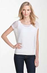 Kenneth Cole New York Boxy Short Sleeve Sweater (Petite) Was $79.50 