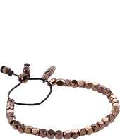 chan luu brown silk chiffon wrap bracelet with natural seed beads $ 55 