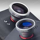 Fisheye Lens + Wide Angle Micro Lens Camera Kit for iPhone 4S GALAXY 