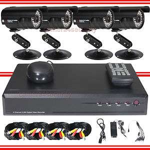   CCTV Security Surveillance H.264 DVR Waterproof IR Camera Video System