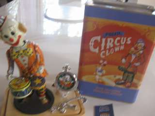 Fossil Circus Pocket Watch in Tin Box with Clown NIB  