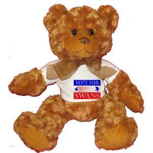  VOTE FOR CATS Plush Teddy Bear with WHITE T Shirt Toys 