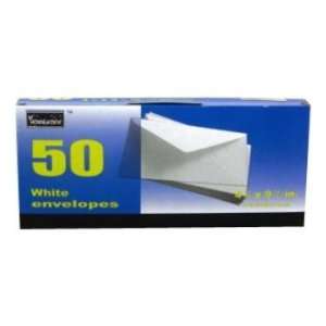  White Mailing Envelopes   #10   50 count/Box Case Pack 24 