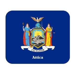  US State Flag   Attica, New York (NY) Mouse Pad 