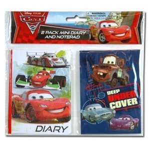  Disney Cars 2 Mini Diary & Note Pad Set