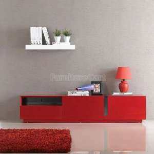   Furniture TV 027 Red High Gloss TV Stand TV 027 r tv stand Furniture
