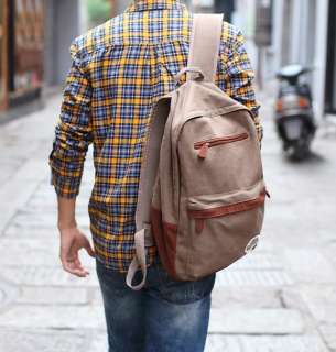   Canvas Fashion Casual School and Travelling Backpack Bag 666  
