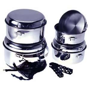  Glacier Stainless Cookset,Outdoor Cooksets Sports 