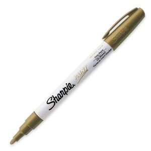  Products   Paint Marker, Oil Base, Permanent, Fine Point, Gold 