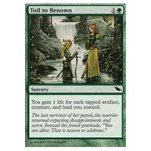    the Gathering   Toil to Renown   Shadowmoor   Foil Toys & Games