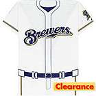 12) MLB Milwaukee BREWERS Jersey Shaped NAPKINS ~ Party Supplies