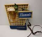 Great Working Light Up Hamms Beer Sign Very Clean Condition  