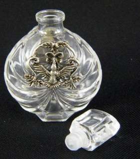 Vintage Cristal Bottle France Perfume Dove Crest Crystal  