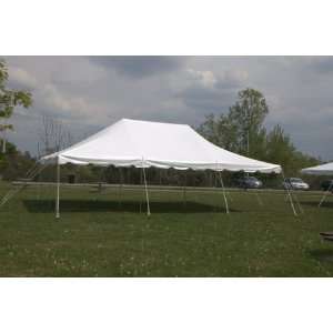  Economy Pole Tent 20 X 30 Party Tent First Quality White 