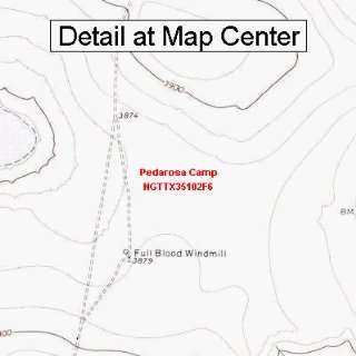   Map   Pedarosa Camp, Texas (Folded/Waterproof)