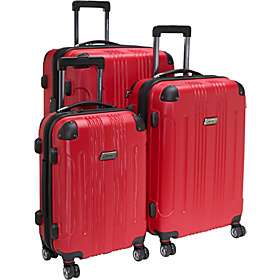 Coleman Luggage Torino 3 piece Hard shell Expandable Spinner Luggage 