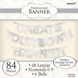  Create Banner Foil Silver Toys & Games