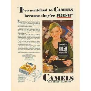 Camel Cigarette Ad from April 1932