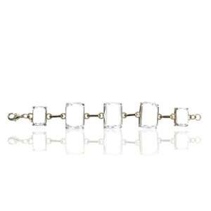 Crystal Rectangle Bracelet Jewelry 