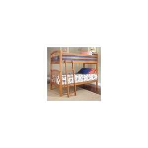  Standard City Park Kids Twin over Twin Wood Bunk Bed in 